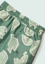 Shorts Infantil Menino Estampado Em Tactel