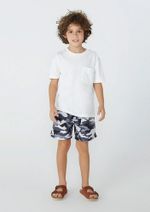 Shorts Infantil Menino Estampado Em Tactel