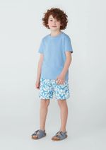 Shorts Infantil Menino Estampado Em Tactel