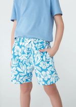Shorts Infantil Menino Estampado Em Tactel
