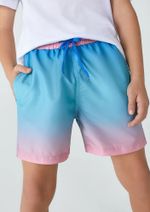 Shorts Infantil Menino Estampado Em Tactel