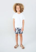 Shorts Infantil Menino Estampado Em Tactel