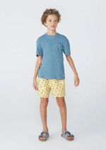 Shorts Infantil Menino Estampado Em Tactel