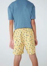 Shorts Infantil Menino Estampado Em Tactel