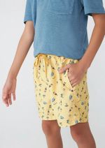 Shorts Infantil Menino Estampado Em Tactel