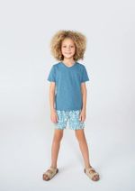 Shorts Infantil Menino Estampado Em Tactel