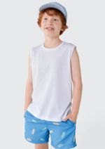 Shorts Infantil Menino Estampado Em Tactel