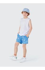 Shorts Infantil Menino Estampado Em Tactel