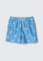 Shorts Infantil Menino Estampado Em Tactel