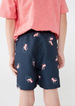 Shorts Infantil Menino Estampado Em Tactel