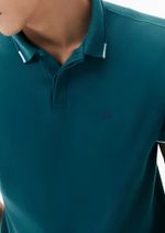 Camisa Polo Masculina Manga Curta Com Bordado