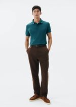 Camisa Polo Masculina Manga Curta Com Bordado