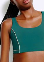 Top Esportivo Feminino Com Recortes Easy Care