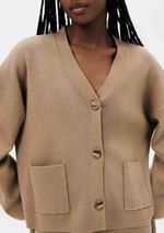 Cardigan Feminino Oversized Decote V