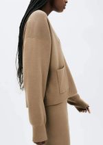 Cardigan Feminino Oversized Decote V