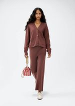 Cardigan Feminino Oversized Decote V