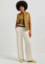 Regata Básica Feminina Cropped Em Ribana Canelada