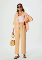Regata Básica Feminina Cropped Em Ribana Canelada