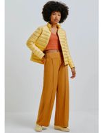 Regata Básica Feminina Cropped Em Ribana Canelada