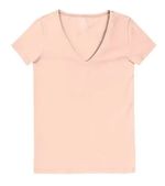 Blusa Básica Manga Curta Em Malha De Algodão