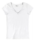 Blusa Básica Manga Curta Em Malha De Algodão