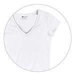 Blusa Básica Manga Curta Em Malha De Algodão