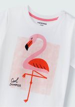 Conjunto Infantil Menina Curto Com Estampa