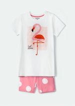 Conjunto Infantil Menina Curto Com Estampa