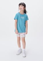 Conjunto Infantil Menina Curto Com Estampa