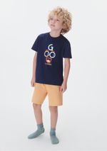 Pijama Infantil Menino Curto Com Estampa