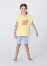 Bermuda Infantil Menina Ciclista Estampada