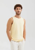 Regata Básica Masculina Em Malha De Algodão