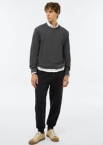 Blusão Básico Masculino Comfort Em Moletom Peluciado