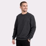 Blusão Básico Masculino Comfort Em Moletom Peluciado