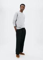 Blusão Básico Masculino Comfort Em Moletom Peluciado