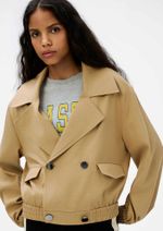 Jaqueta Feminina Box Em Gabardine