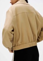 Jaqueta Feminina Box Em Gabardine