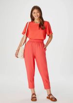 Blusa Feminina Manga Godê Com Linho