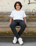 Calça Básica Infantil Unissex Em Moletom Peluciado
