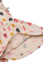 Vestido Curto Infantil Menina Com Babado