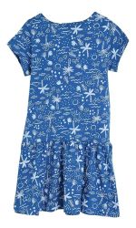 Vestido Curto Infantil Menina Com Babado