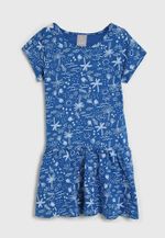 Vestido Curto Infantil Menina Com Babado