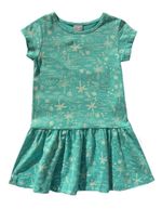 Vestido Curto Infantil Menina Com Babado