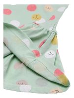 Vestido Curto Infantil Menina Com Babado