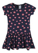 Vestido Curto Infantil Menina Com Babado