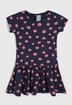 Vestido Curto Infantil Menina Com Babado