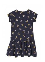 Vestido Curto Infantil Menina Com Babado