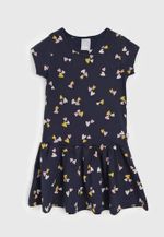 Vestido Curto Infantil Menina Com Babado