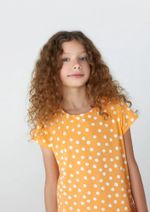 Vestido Curto Infantil Menina Com Babado