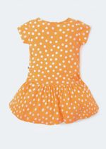Vestido Curto Infantil Menina Com Babado